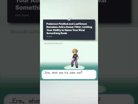 Your Pokemon rival can’t be named ASS anymore