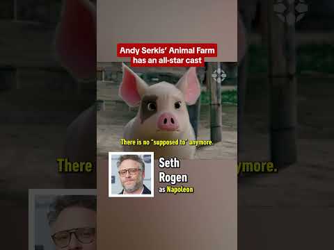 Seth Rogen, Gaten Matarazzo, and more star in the upcoming retelling of George Orwell’s Animal Farm.