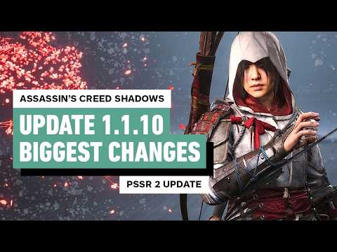 Assassin’s Creed Shadows:  Biggest Changes in Update 1.1.10 | PS5 Pro PSSR 2 Upgrade