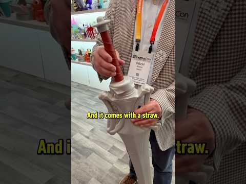 This is He-Man’s Power Sword… for soda! #cinemacon #heman #soda #popcornbucket #ign #motu