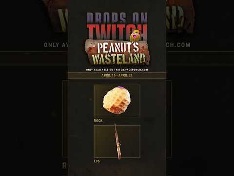 Due to popular demand, Peanut’s Wasteland Twitch Drops are here! 🥜☢️💧