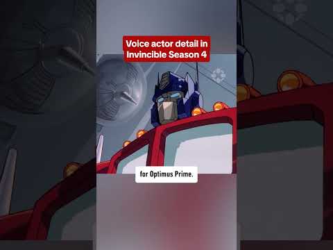 A cool voice actor detail from Invincible that references Transformers