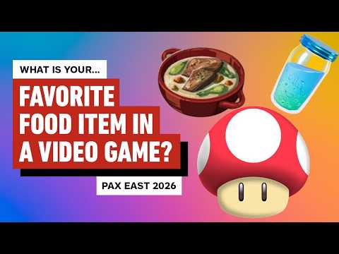 We ask fans what their favorite in-game food item is at PAX East 2026