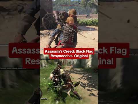 Graphics Comparison: Assassin’s Creed: Black Flag (Resynced vs. OG) #assassinscreed #blackflag #ign