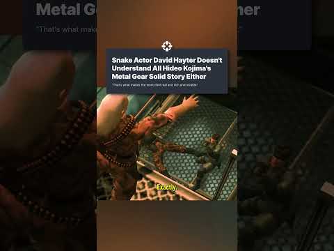 Not even Snake fully understands Metal Gear Solid
