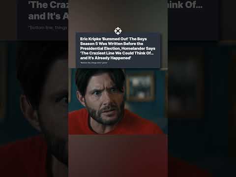 The Boys is TOO accurate