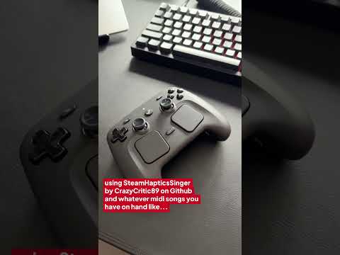 The Steam Controller can play songs through its haptic feedback