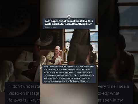 Seth Rogen really doesn’t like AI