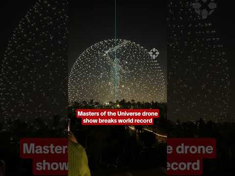 This Masters of the Universe drone show was wild. Presented by @AmazonMGMStudios