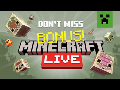 THERE’S A BONUS MINECRAFT LIVE?!