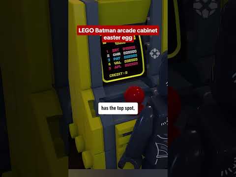 LEGO Batman arcade cabinet references the Batman actors