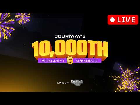 Couriway’s 10,000th Speedrun – LIVE from Minecraft Arena