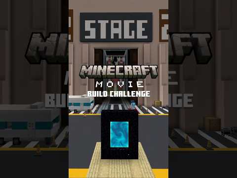 THE MINECRAFT MOVIE BUILD CHALLENGE