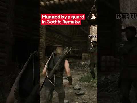 Mugged by a guard in Gothic Remake 😓