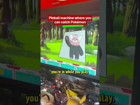 Pinball Machine Where You Can Catch Pokémon