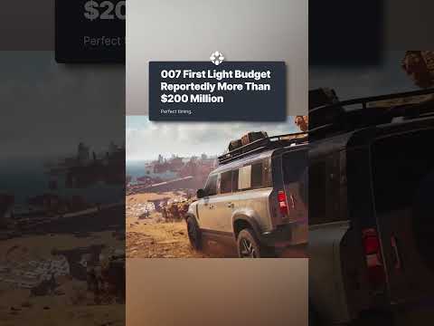 007 First Light had a BIG budget