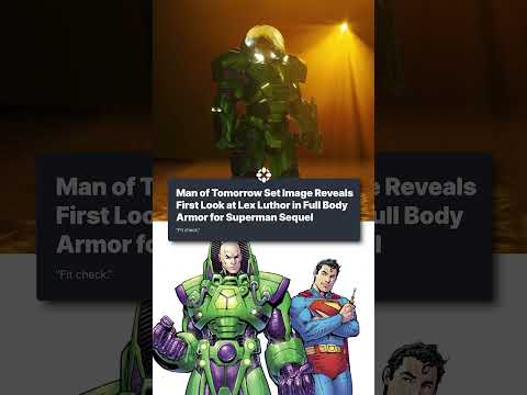 Comic-accurate Lex Luthor powersuit!