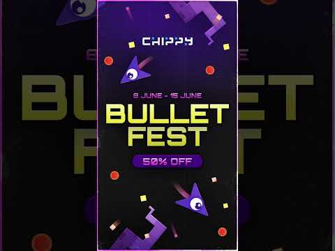 Chippy is part of Steam’s Bullet Fest and is now 50% off, running 8th June  – 15th June!  🎮⚡💥
