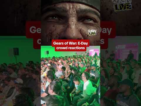 #IGNLive crowd reacts to Gears of War: E-Day Presented by @WarnerBros #ignsummerofgaming