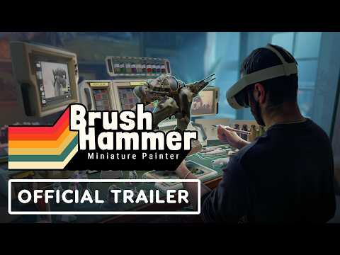BrushHammer: Miniature Painter – Official Gameplay Trailer | Upload VR Showcase 2026