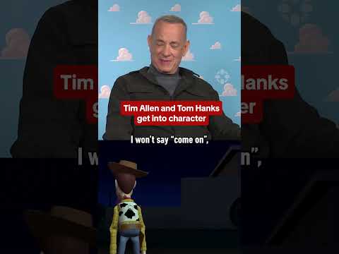 How Woody and Buzz get back into character