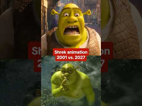 What do you think of the updated Shrek animation style? #shrek5 #shrek #animation #movie #comparison