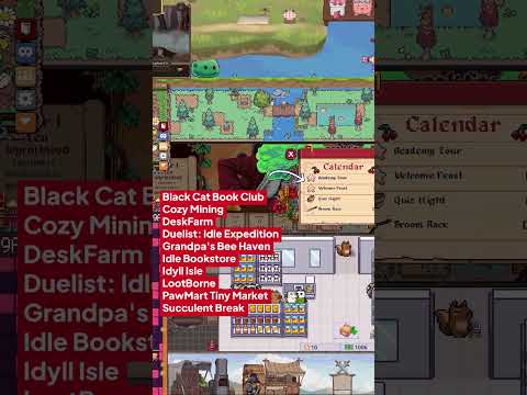Running a bunch of the Next Fest Idle game demos at once!