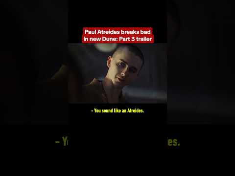 Paul Atreides has been corrupted and consumed by power in the new trailer for Dune 3. #dune #movie