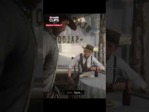 A perfectly normal way to start a conversation in RDR2 🐎