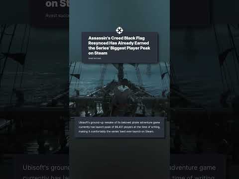 Assassin’s Creed Black Flag Resynced Has Already Earned The Series’ Biggest Player Peak on Steam