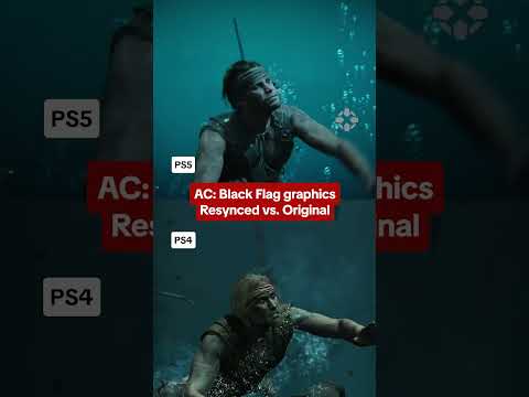 Check out Assassin’s Creed Black Flag Resynced’s graphics on PS5 compared to the original on PS4.