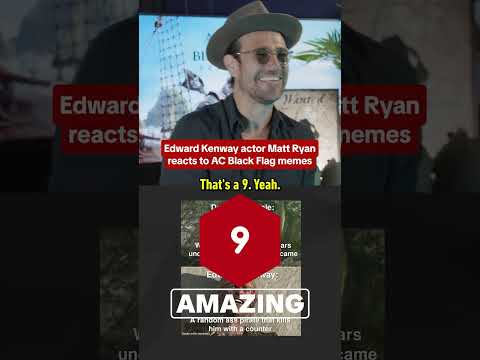 Edward Kenway actor Matt Ryan ranks Assassin’s Creed Black Flag memes using IGN scores.