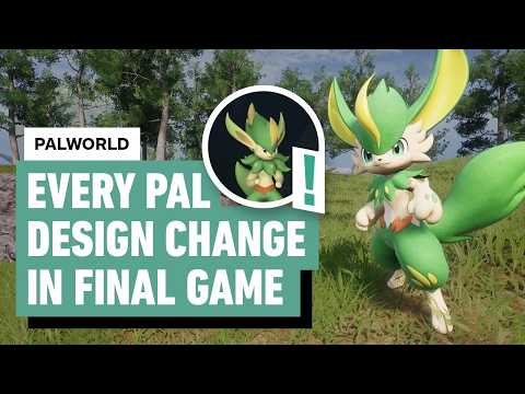 Every Pal Design Change in Palworld (Early Access vs. 1.0)