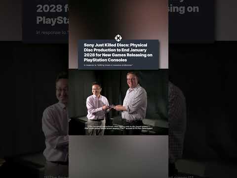 PlayStation will stop making game discs