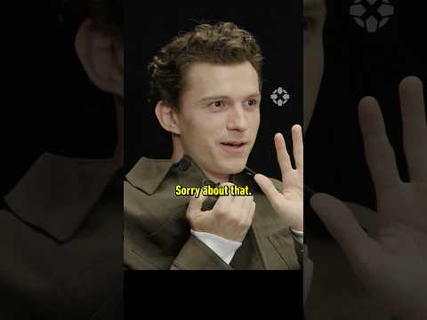 Bless you! Tom Holland talks about working with Jon Bernthal on The Odyssey and Spider-Man. #movie