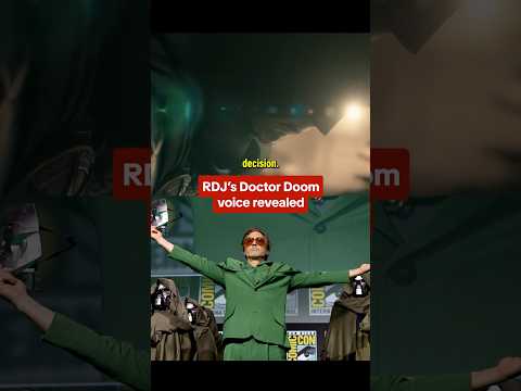 RDJ’s Doctor Doom voice is deep and baritone with a distinctive Austro-Hungarian accent. #doomsday