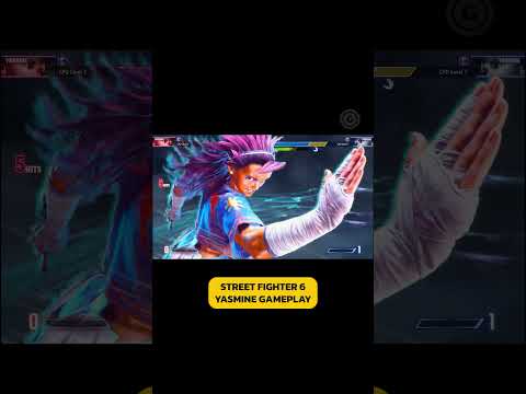 Street Fighter 6 Yasmine High Level Gameplay (CPU Level 7)