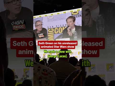 Seth Green revealed that he worked with George Lucas to create a Star Wars animated comedy series.