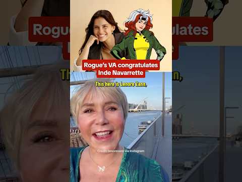 Rogue voice actor Lenore Zann is excited to meet the new MCU Rogue, Inde Navarrette! #xmen #rogue