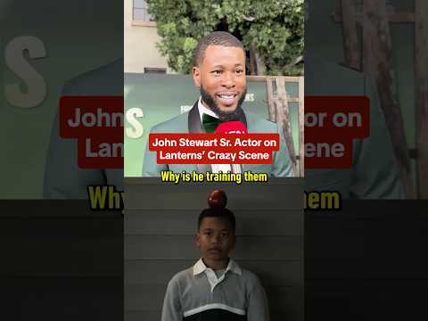 Lanterns star J. Alphonse Nicholson talks about his crazy opening scene in Episode 1. #lanterns #dc