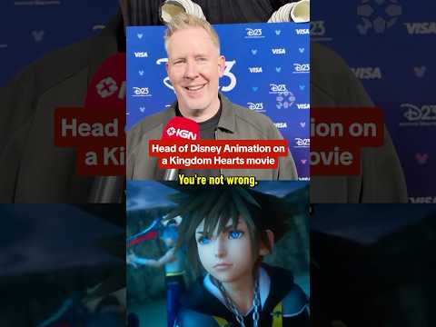 Jared Bush on a potential Kingdom Hearts movie: “Nothing is impossible.” #d23 #kingdomhearts #ign
