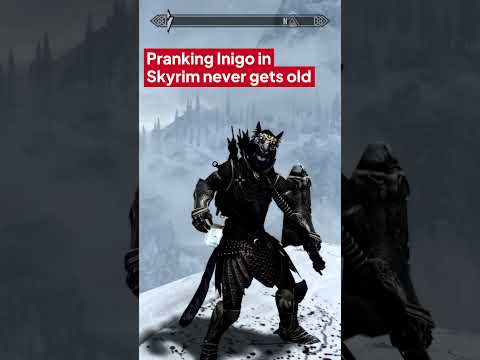 Pranking Inigo in Skyrim never gets old 😄