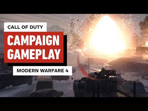 17 Minutes of Call of Duty: Modern Warfare 4 Campaign Gameplay (4K 60FPS)