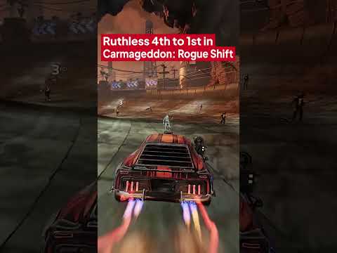 Ruthless 4th to 1st in Carmageddon: Rogue Shift 😈