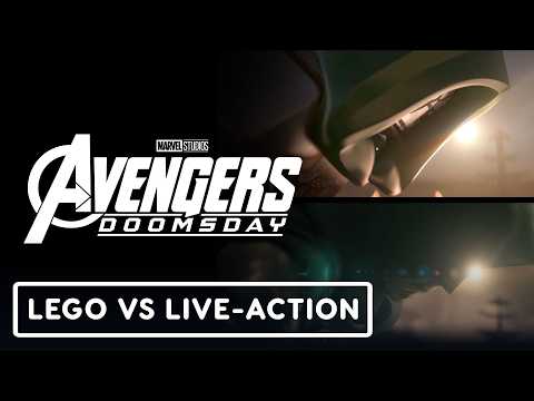 Avengers: Doomsday Trailer Side-by-Side Comparison (Live-Action vs LEGO)