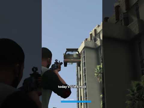Firing cars from my gun | Modding GTA 5 into GTA 6 🚗