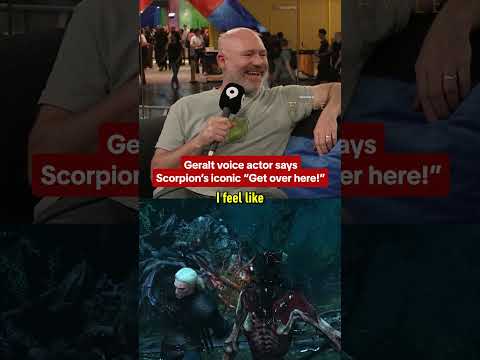 Geralt VA does a great Scorpion impression #gamescom2026 Presented by Fable and METRO 2039