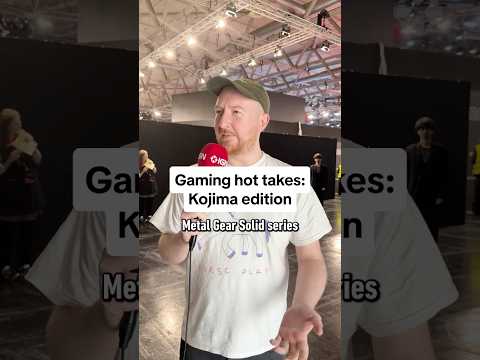 Gaming Hot Takes: Hideo Kojima Edition. Wait a minute… #gamescom2026 #gaming #hottake #hideokojima