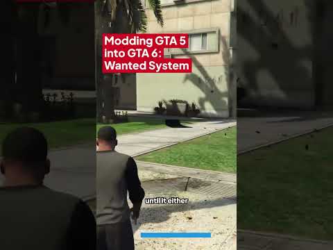 I added a GTA 6 style Wanted system to GTA 5 ⭐