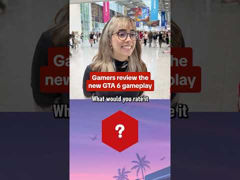 What would you rate the GTA 6 extended look trailer? We talked to fans at #gamescom2026 about #gta6!